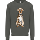 Catahoula Shepherd Dog Kids Sweatshirt Jumper Storm Grey