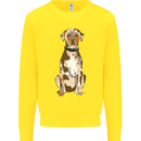 Catahoula Shepherd Dog Kids Sweatshirt Jumper Yellow