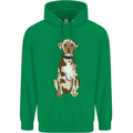 Catahoula Shepherd Dog Mens 80% Cotton Hoodie Irish Green