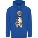 Catahoula Shepherd Dog Mens 80% Cotton Hoodie Royal Blue