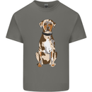 Catahoula Shepherd Dog Mens Cotton T-Shirt Tee Top Charcoal