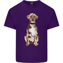 Catahoula Shepherd Dog Mens Cotton T-Shirt Tee Top Purple