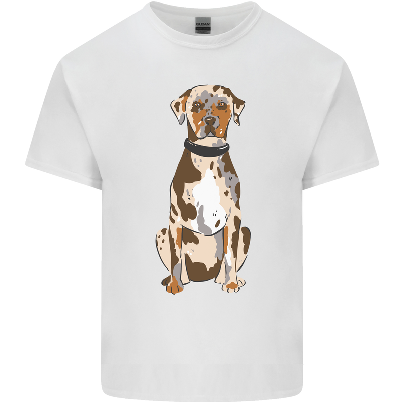 Catahoula Shepherd Dog Mens Cotton T-Shirt Tee Top White