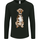 Catahoula Shepherd Dog Mens Long Sleeve T-Shirt Black