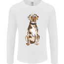 Catahoula Shepherd Dog Mens Long Sleeve T-Shirt White