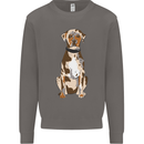 Catahoula Shepherd Dog Mens Sweatshirt Jumper Charcoal
