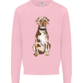 Catahoula Shepherd Dog Mens Sweatshirt Jumper Light Pink