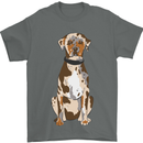 Catahoula Shepherd Dog Mens T-Shirt 100% Cotton Charcoal