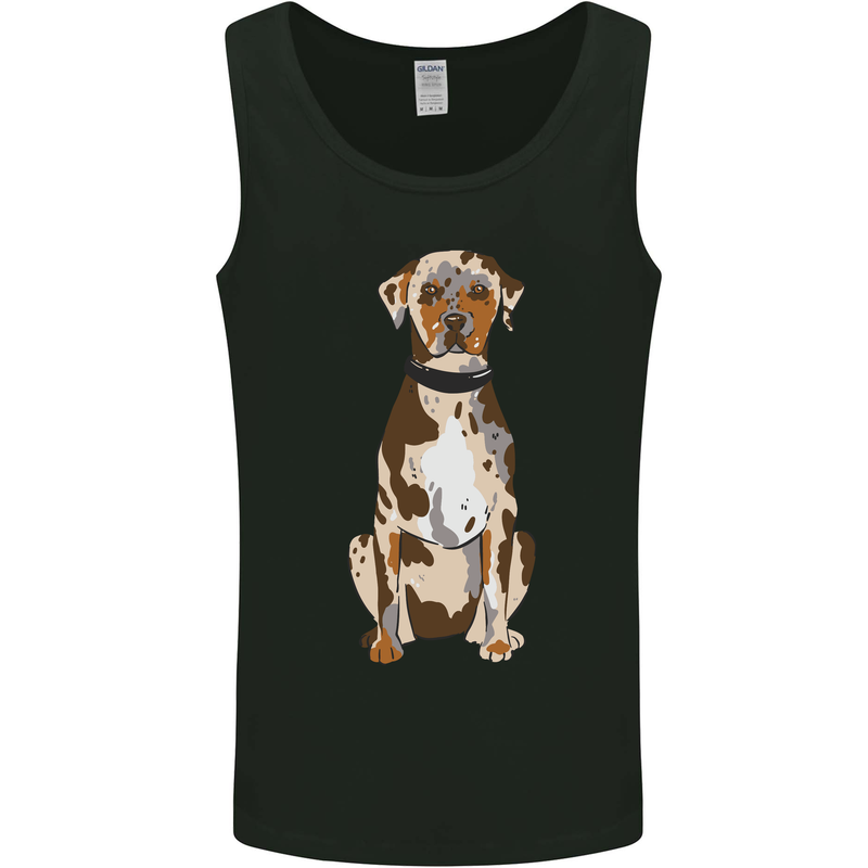 Catahoula Shepherd Dog Mens Vest Tank Top Black