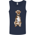 Catahoula Shepherd Dog Mens Vest Tank Top Navy Blue