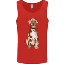 Catahoula Shepherd Dog Mens Vest Tank Top Red
