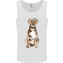 Catahoula Shepherd Dog Mens Vest Tank Top White