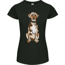 Catahoula Shepherd Dog Womens Petite Cut T-Shirt Black