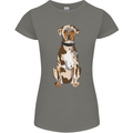 Catahoula Shepherd Dog Womens Petite Cut T-Shirt Charcoal