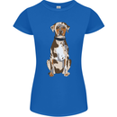 Catahoula Shepherd Dog Womens Petite Cut T-Shirt Royal Blue