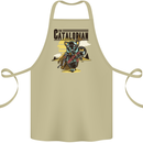 Catalorian Funny Cat Parody Cotton Apron 100% Organic Khaki