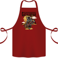 Catalorian Funny Cat Parody Cotton Apron 100% Organic Maroon
