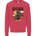Catalorian Funny Cat Parody Kids Sweatshirt Jumper Heliconia
