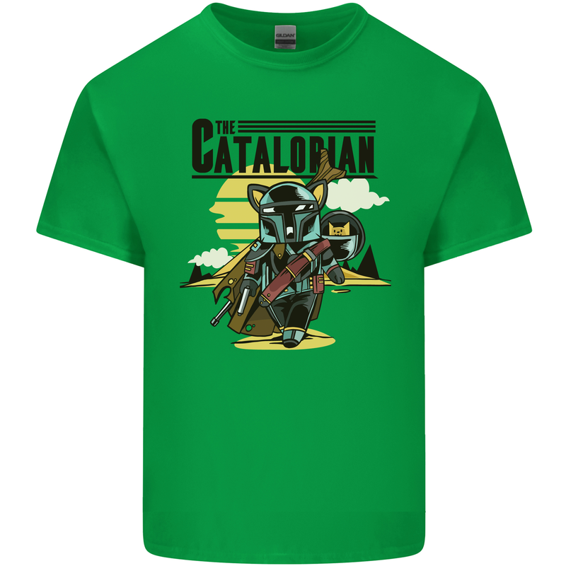 Catalorian Funny Cat Parody Kids T-Shirt Childrens Irish Green