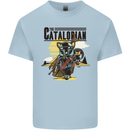 Catalorian Funny Cat Parody Kids T-Shirt Childrens Light Blue