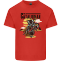 Catalorian Funny Cat Parody Kids T-Shirt Childrens Red