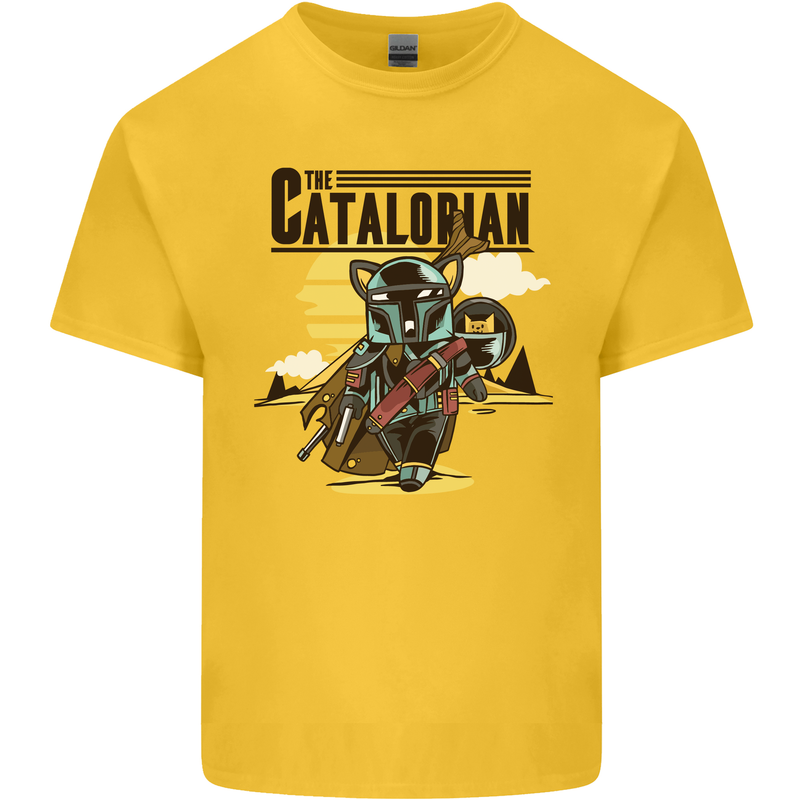 Catalorian Funny Cat Parody Kids T-Shirt Childrens Yellow
