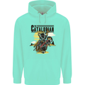 Catalorian Funny Cat Parody Mens 80% Cotton Hoodie Peppermint