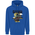 Catalorian Funny Cat Parody Mens 80% Cotton Hoodie Royal Blue
