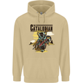 Catalorian Funny Cat Parody Mens 80% Cotton Hoodie Sand