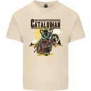 Catalorian Funny Cat Parody Mens Cotton T-Shirt Tee Top Natural