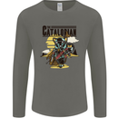 Catalorian Funny Cat Parody Mens Long Sleeve T-Shirt Charcoal