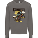 Catalorian Funny Cat Parody Mens Sweatshirt Jumper Charcoal