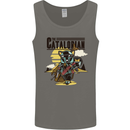 Catalorian Funny Cat Parody Mens Vest Tank Top Charcoal