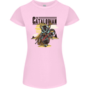 Catalorian Funny Cat Parody Womens Petite Cut T-Shirt Light Pink