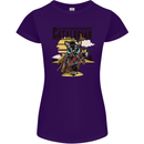 Catalorian Funny Cat Parody Womens Petite Cut T-Shirt Purple