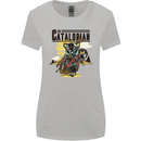 Catalorian Funny Cat Parody Womens Wider Cut T-Shirt Sports Grey