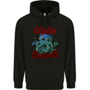 Cathulhu Funny Cat Cthulhu Parody Kraken Childrens Kids Hoodie Black