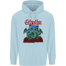 Cathulhu Funny Cat Cthulhu Parody Kraken Childrens Kids Hoodie Light Blue