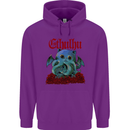 Cathulhu Funny Cat Cthulhu Parody Kraken Childrens Kids Hoodie Purple