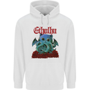 Cathulhu Funny Cat Cthulhu Parody Kraken Childrens Kids Hoodie White