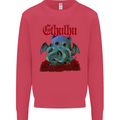 Cathulhu Funny Cat Cthulhu Parody Kraken Kids Sweatshirt Jumper Heliconia