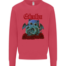 Cathulhu Funny Cat Cthulhu Parody Kraken Kids Sweatshirt Jumper Heliconia