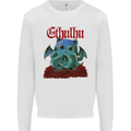 Cathulhu Funny Cat Cthulhu Parody Kraken Kids Sweatshirt Jumper White