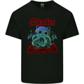 Cathulhu Funny Cat Cthulhu Parody Kraken Kids T-Shirt Childrens Black