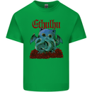 Cathulhu Funny Cat Cthulhu Parody Kraken Kids T-Shirt Childrens Irish Green