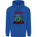 Cathulhu Funny Cat Cthulhu Parody Kraken Mens 80% Cotton Hoodie Royal Blue