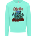Cathulhu Funny Cat Cthulhu Parody Kraken Mens Sweatshirt Jumper Peppermint