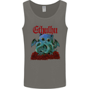 Cathulhu Funny Cat Cthulhu Parody Kraken Mens Vest Tank Top Charcoal