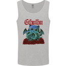 Cathulhu Funny Cat Cthulhu Parody Kraken Mens Vest Tank Top Sports Grey
