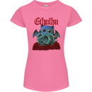 Cathulhu Funny Cat Cthulhu Parody Kraken Womens Petite Cut T-Shirt Azalea